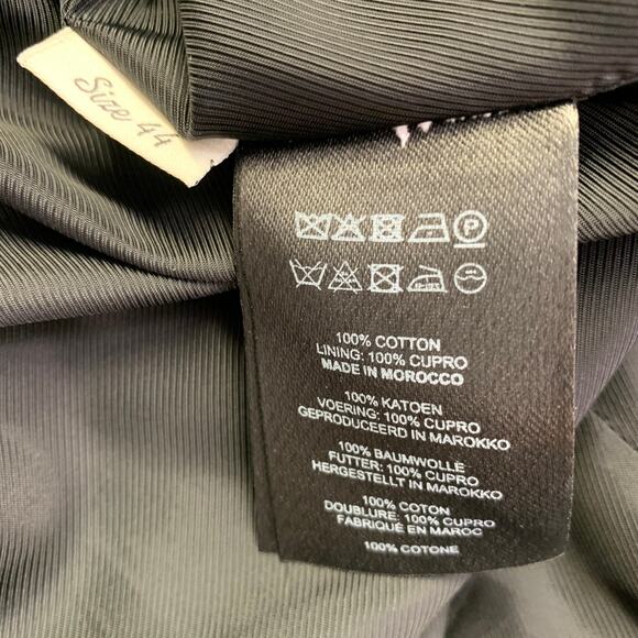 DRIES VAN NOTEN Size 34 Dark Green Cotton Twill Notch Lapel Suit - Picture 14 of 14